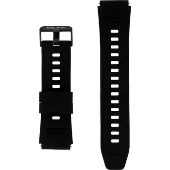 Řemínek na hodinky Univerzální řemínek Blavec pro hodinky M07 Raptor 22mm silicone černý