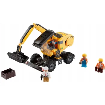 ostatní stavebnice STAVEBNICE PLAYTIVE BAGR + FIGURKY 275 DÍLKŮ