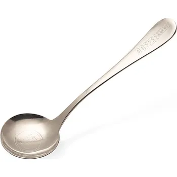 Příbor Cuppingová lžíce malá postříbřená rytá s logem CS