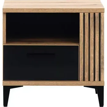 Ložnicová sestava Noční stolek Aris As15 dub evoke/černá