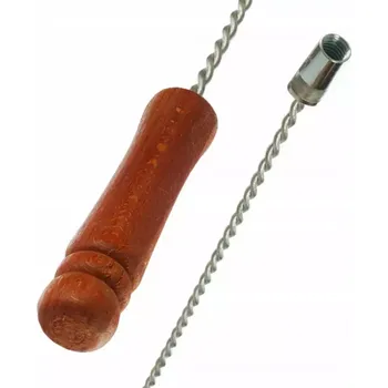 Krbové nářadí Tyč na štětku do komína či kamen 1 m s rukojetí