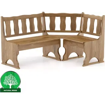 Jídelní set Rohová lavice borovice NR101-150x86x110 dub