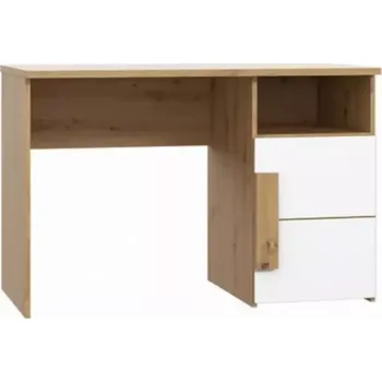 Kancelářská sestava Psací stůl Arkina 110 cm, dub artisan/bílá