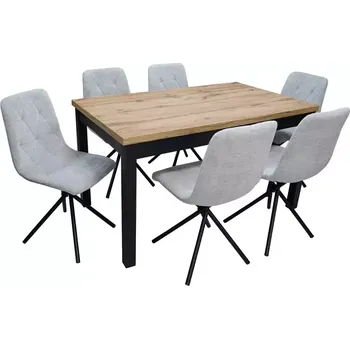 Jídelní set Jídelní set 1+6 Pako wotan/černá