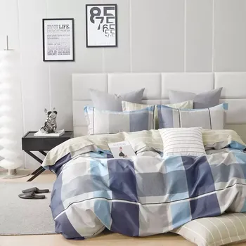 Povlečení Povlečení z bavlněného saténu ALBS-M0028B 140x200 cm Lasher