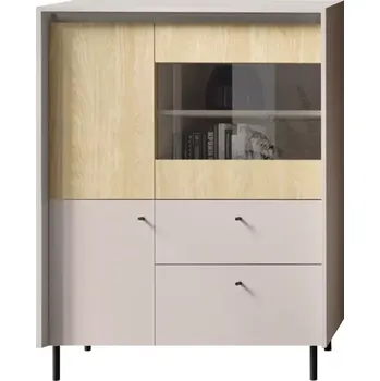 Kancelářská sestava Komoda Malta MA2 3D2S béžová /dub