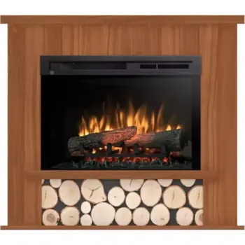 Elektrický krb Tula 28 ořech světlý