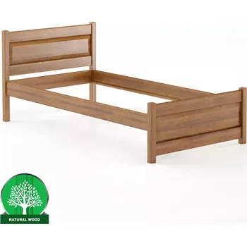 Ložnicová sestava Postel Buk Lk120–100x200 koňak