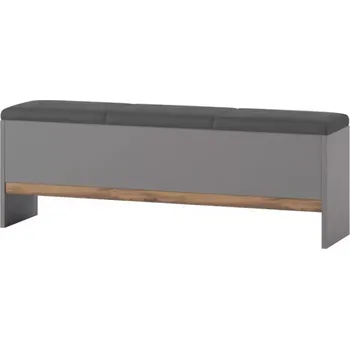 Ložnicová sestava Lavice Livorno 165 cm Dub Wotan/Seda