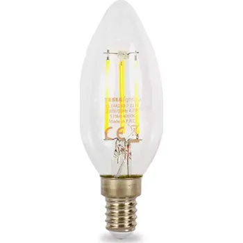 Žárovka LED žárovka candle svíčka 4.2W E14 4000K 570LM