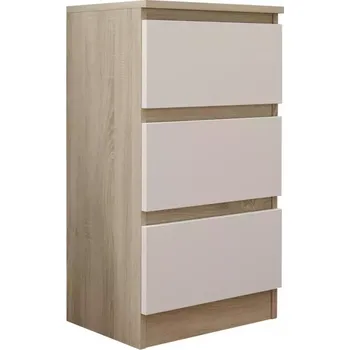 Komoda Komoda Alana I Dub Sonoma/Bílý