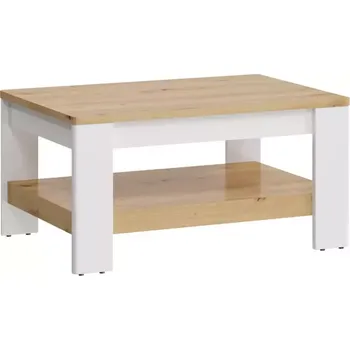 Obývací stěna Konferenční stolek Avila AILT01 bílá/dub artisan