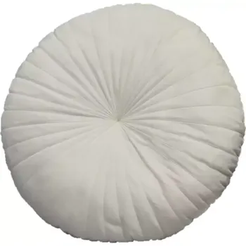 Polštář Polštář Velvet Round 45 krémový