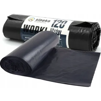 Pytle na odpadky Pytle na odpadky 120L 10 ks černé pevné Sipeko