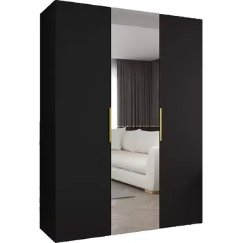 Předsíňová stěna Skříň Marbella II 150 černá/zlatá