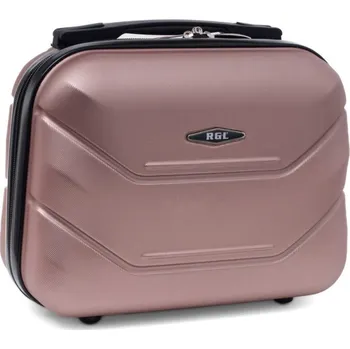 Kosmetický kufr JAKS Cestovní kosmetický kufřík 14 l Barevné varianty: růžová + kosmetická taška zadarmo