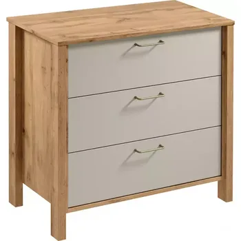 Kancelářská sestava Komoda Indygo K3S dub wotan-beige