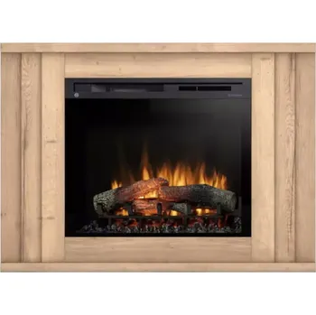 Elektrický krb Paria 28 dub světlý