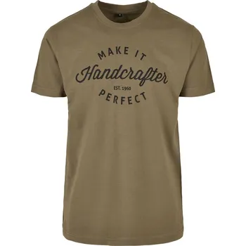 Pánské tričko Triko HANDCRAFTER, pánské, vel.: 3XL, bavlna, khaki&nbsp;BH001-00176-0037