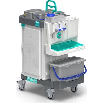 Úklidový vozík TTS Italy Úklidový vozík Magic Line 600S Vnitřní vaničky: ne, Příruční kbelík/košík: bez