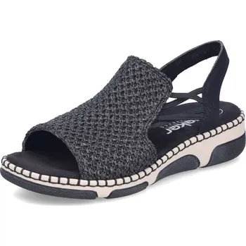 Dámské sandále Dámské sandály RIEKER 66241-00 černá S6 41