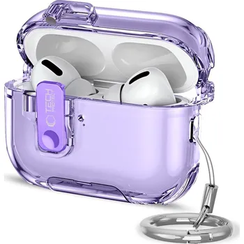 Náhradní díl pro mobilní telefon Tech-Protect Bounce Cover pro Apple Airpods Pro 3 Levandulová