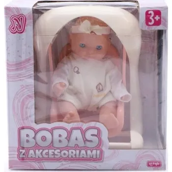 Panenka LALKA BOBAS Z AKCESORIAMI NATALIA ARTYK 11 CM
