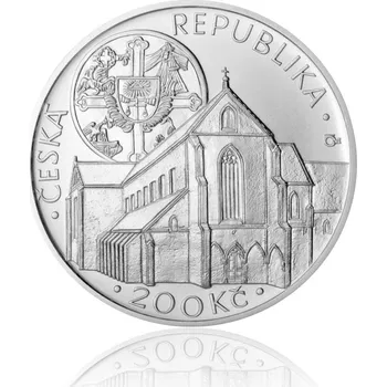 Česká republika. 200 Kč 2013. Založení kláštera Zlatá Koruna. Běžná kvalita.