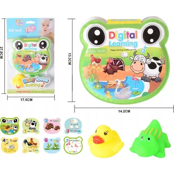 GUMOVÁ ZVÍŘÁTKA KOUPACÍ KNÍŽKA DO KOUPELE