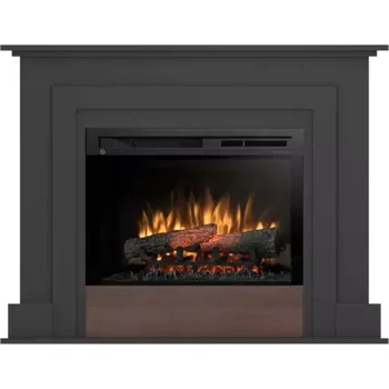 Elektrický krb Alva 26 černá/tmavý dub