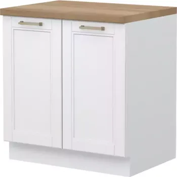 Kuchyňská Skříňka Tara R-80-2k/4 White Mat