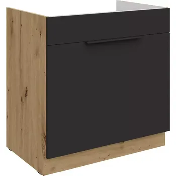 Kuchyňská skříňka Aria BL/AR Anti Fingerprint 80zl 1s Bb