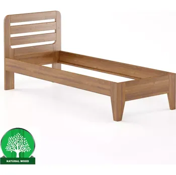 Ložnicová sestava Postel Buk Lk189–80x200 koňak