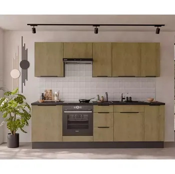 Kuchyňská linka Kuchyňská linka Cremona ANT 260 cm bez kuchyňské desky