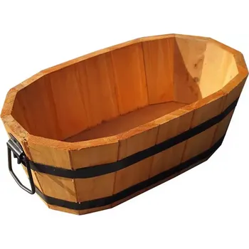 Květináč Dřevěný květináč 38x21x15 XL018C