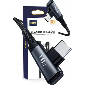 Datový kabel Kabel Boste USB typ C - USB typ C 2 m černý