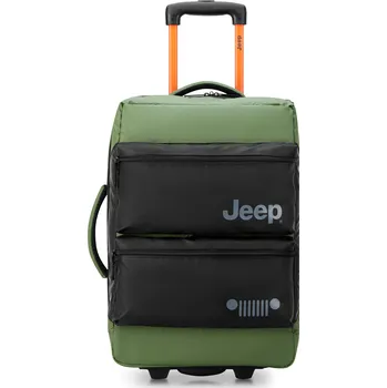 Cestovní taška Cestovní taška na kolečkách Delsey X JEEP JS006B 55 cm 274021013 - zelená 37 l