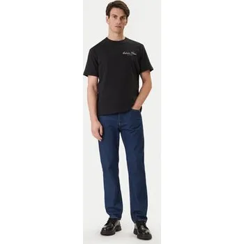 Pánské oblečení Calvin Klein Jeans T-Shirt LV04RF822G Černá Regular Fit M