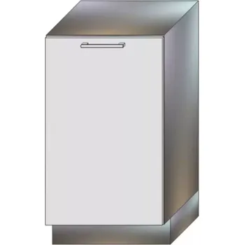 Dvířka Pro Vestavnou Myčku Bono 45pz bílá alaska