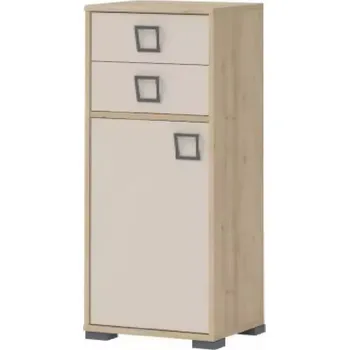 Dětský pokoj Komoda 1D2S Kiki OR12-BK/KI-01 beech/sand