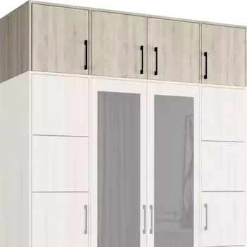 Šatní skříň Nástavec Belluno 200 sonoma