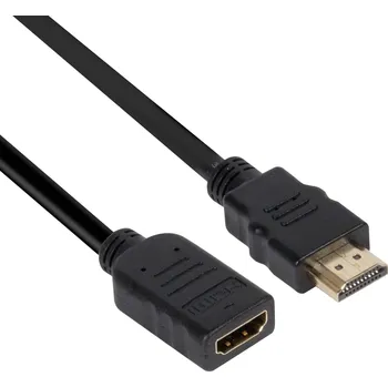Audio kabel club3D HDMI prodlužovací kabel Zástrčka HDMI-A, Zásuvka HDMI-A 3.00 m černá CAC-1321 4K UHD HDMI kabel