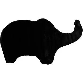 Koberec Koberec Rabbit Fur Timmy-F 0,8/1,5 Tfc9 Slon, černý