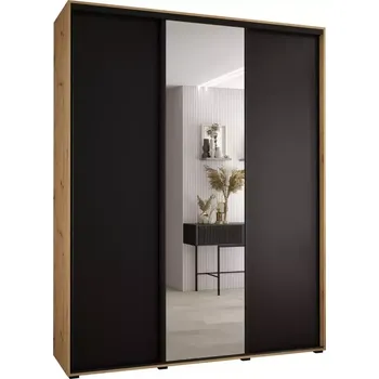 Předsíňová stěna Skříň 45 Canaris 3 190 artisan/černá/černá