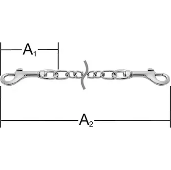 Šperk Řetízek kapesní 54 x 480 nikl