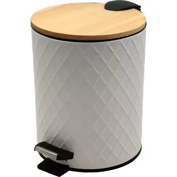 Odpadkový koš Odpadkový koš víko bambus 5L ftc001d-5l