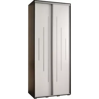 Předsíňová stěna Skříň 45 Canaris 12 110 černá/bílá/silver