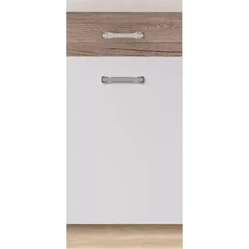 Kuchyňská skříňka Econo 2D Dub Sonoma/Bílý/San Remo