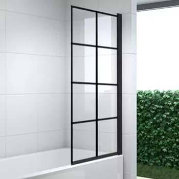 Koupelná zábrana Loop 80x140 black