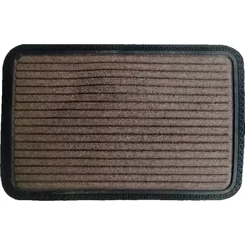 Textilní rohožka Pruhy 40x60 cm hnědá